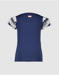 B.Nosy - Ruffle Sleeve Tee - Kids-Teens