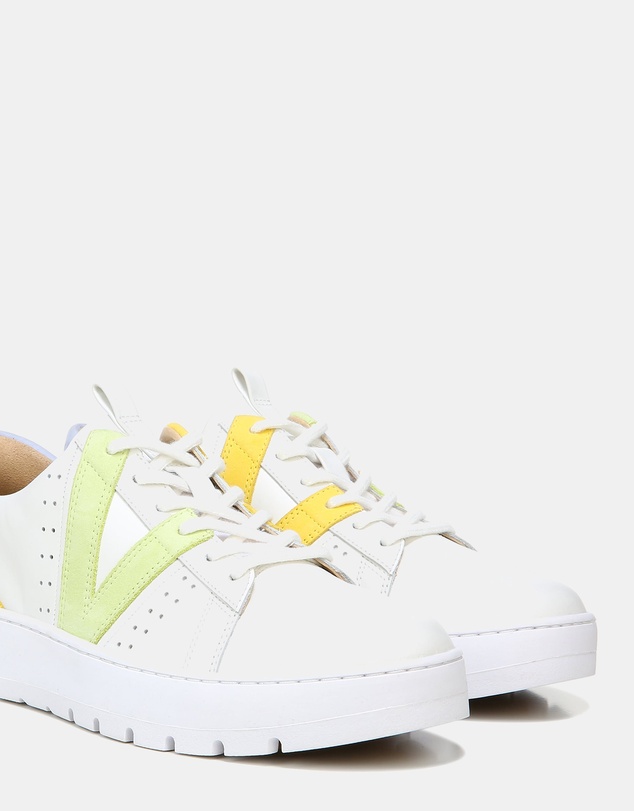 Vionic - Simasa Sneaker - White Pale Lime