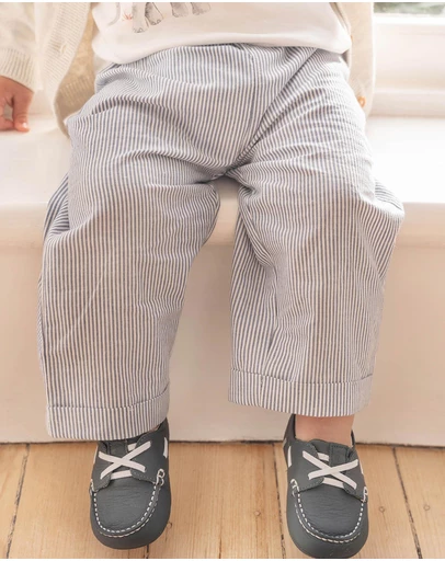 Bebe by Minihaha - Brady Stripe Woven Pants - Babies