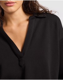 Seafolly - French Terry Polo Popover