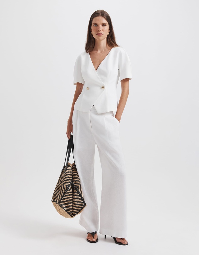SABA - Lila Linen Tailored Pant