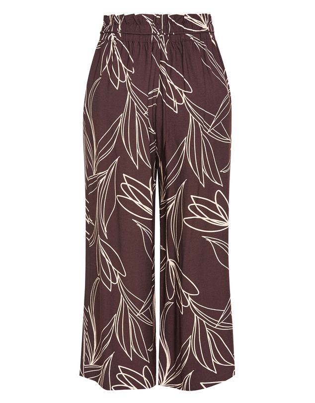 City Chic - Bella Wide Leg Print Pant
