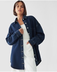 The Fated - Val Oversized Denim Shacket