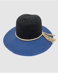Jacaru - Jacaru 1870 Black & Blue Ladies Hat