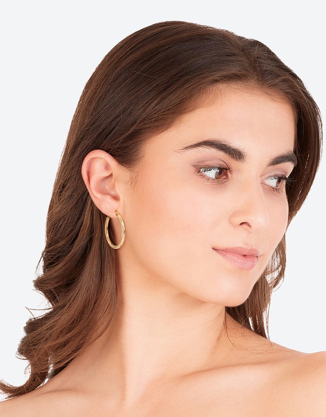 Lovisa - Gold Plated Large Hoop Earrings