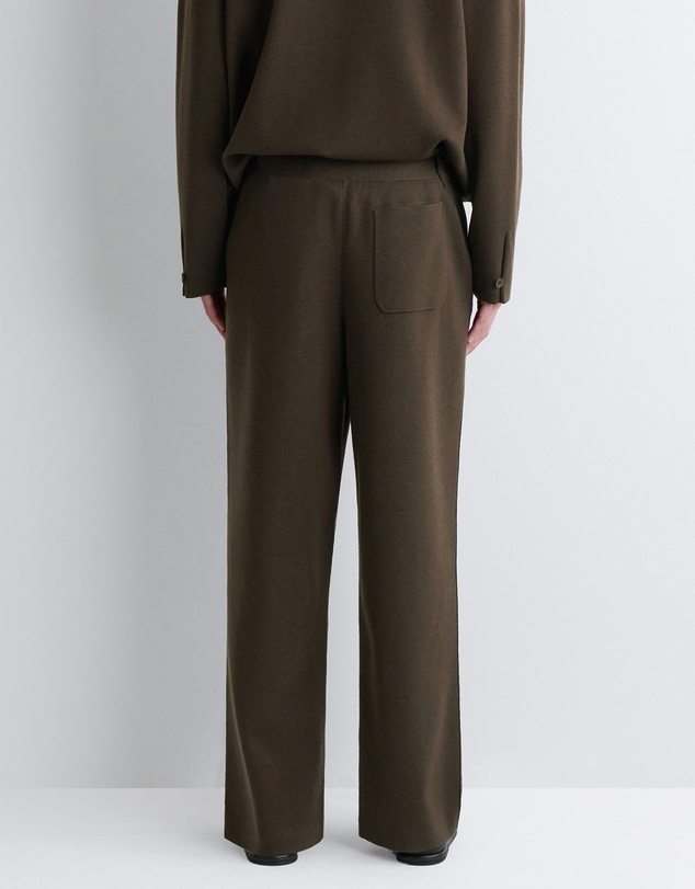 COS - Knitted Wool Straight-Leg Trousers