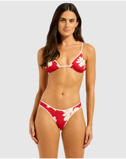 Seafolly - Mayflower Scoop High Cut Rio Bikini Bottom
