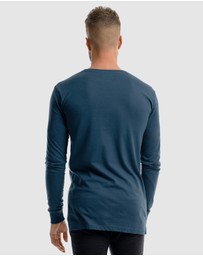 DVNT - Saxon Embroidery Long Sleeve Tee