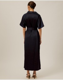 Tussah - Deep V Loose Dress