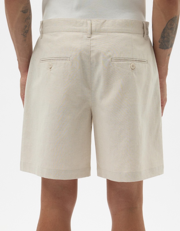 AERE - Tailored Linen Blend Shorts