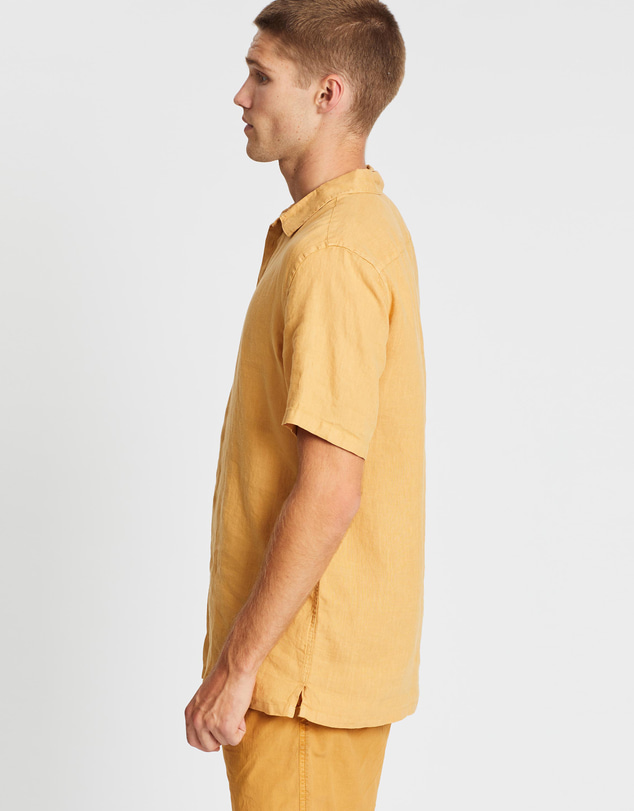 Assembly Label - Casual Short Sleeve Linen Shirt