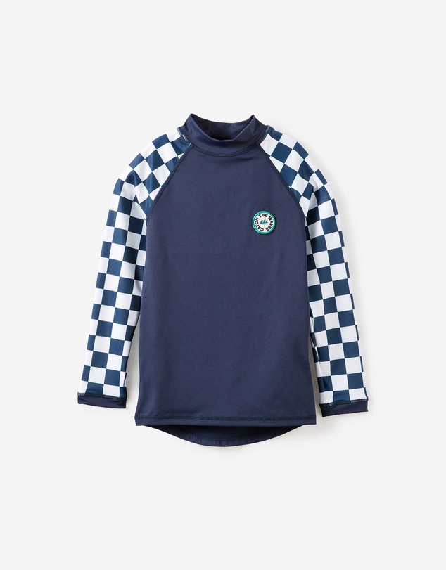 Cotton On Kids - Flynn Long Sleeve Raglan Rash Vest