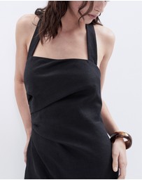 UNISON - Linen Halter Dress