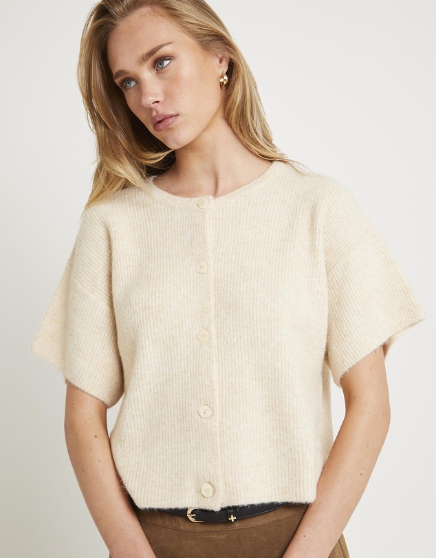 Subtitled - Adira Short Sleeve Cardigan