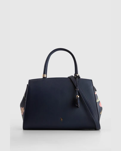 Laura Jones - Cherry Floral Tote Bag
