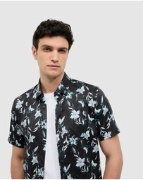 Politix - Shadow Floral Short Sleeve Shirt