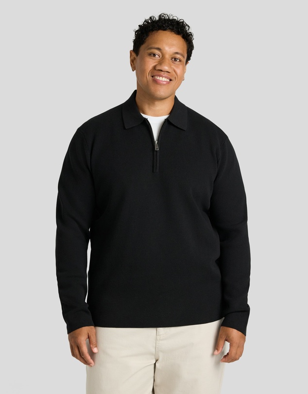 Johnny Bigg - Sven 1/4 Zip Polo Sweater