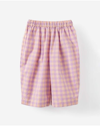 PURPLE HUEAPRICOT GINGHAM