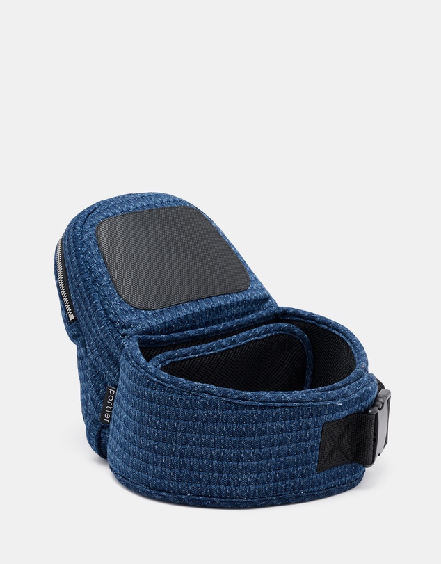 portier - The Brio Belt Toddler Carrier - Blue Denim