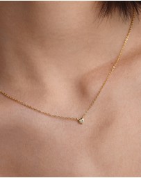 SAINT VALENTINE - Mini Heart Necklace - Gold