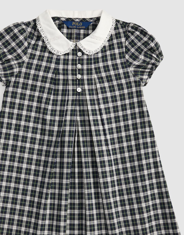 Polo Ralph Lauren - Plaid Cotton Poplin Dress - ICONIC EXCLUSIVE - Kids