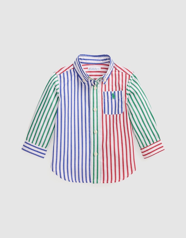 Polo Ralph Lauren - Striped Cotton Poplin Fun Shirt - Babies