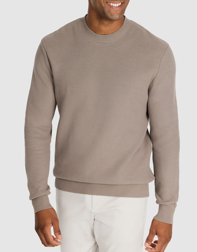 Tarocash - Idris Textured Crew Knit
