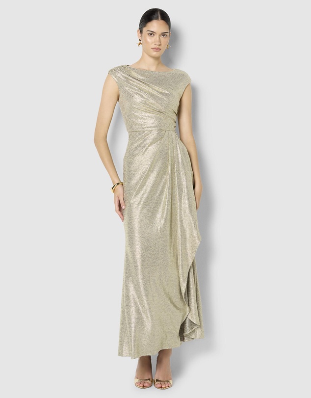 Montique - Beck Metallic Maxi Dress