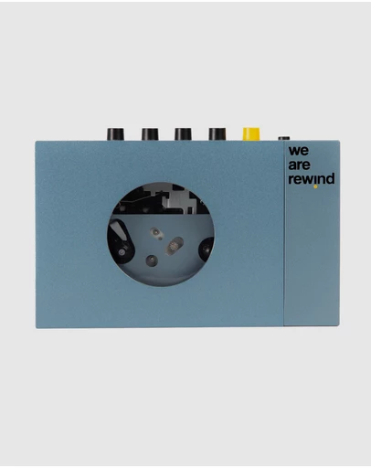 We Are Rewind - We Are Rewind Portable Cassette Player & Recorder - Kurt, Blue