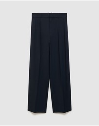 M.N.G - Low-Rise Wide-Leg Trousers