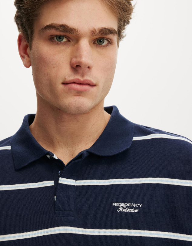 Cotton On - Box Fit Short Sleeve Polo