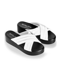 City Chic - WIDE FIT Prairie Flatform