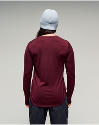 Kathmandu - 100% Merino Long Sleeve V-Top