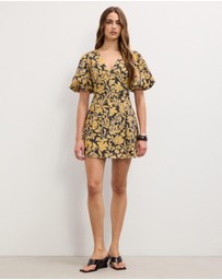 The Fated - Puff Sleeve Mini Dress