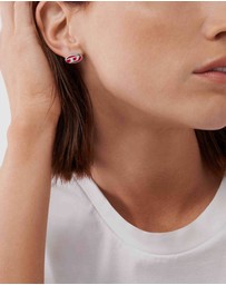 Diesel - Steel Silver Tone Earring