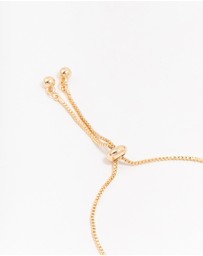 Lovisa - Gold Plated Brass Crystal Large Evil Eye Bracelet
