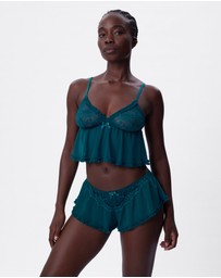 Bras N Things - Too Cute French Knicker - Teal