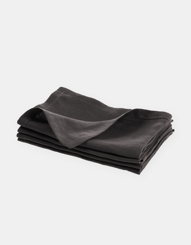 Linen House - Nimes Pure Linen 4 Piece Napkin Set