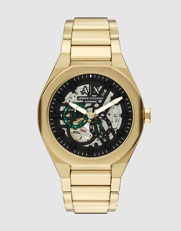 Armani Exchange - Gold Tone Chronograph Watch