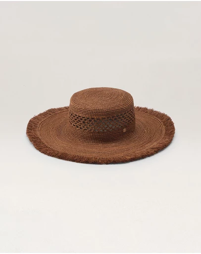 Helen Kaminski - Ivy Raffia Boater Hat