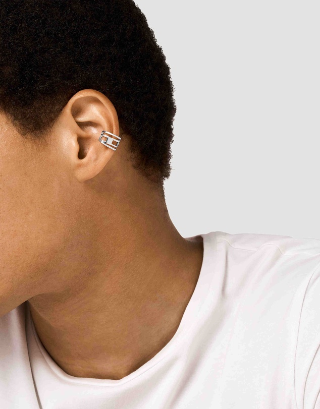 Diesel - Ear Cuff Silver Tone Earring