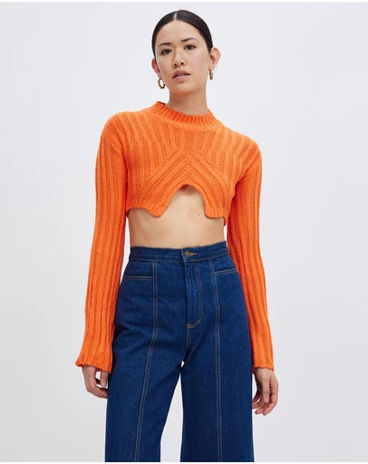 KAJA Clothing - Edana Top-Orange