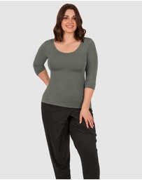 B Free Intimate Apparel - Bamboo 3/4 Sleeve Top