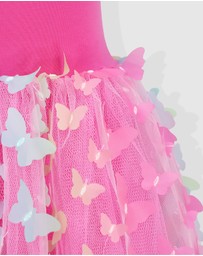 Pink Poppy - Rainbow Butterfly Dress