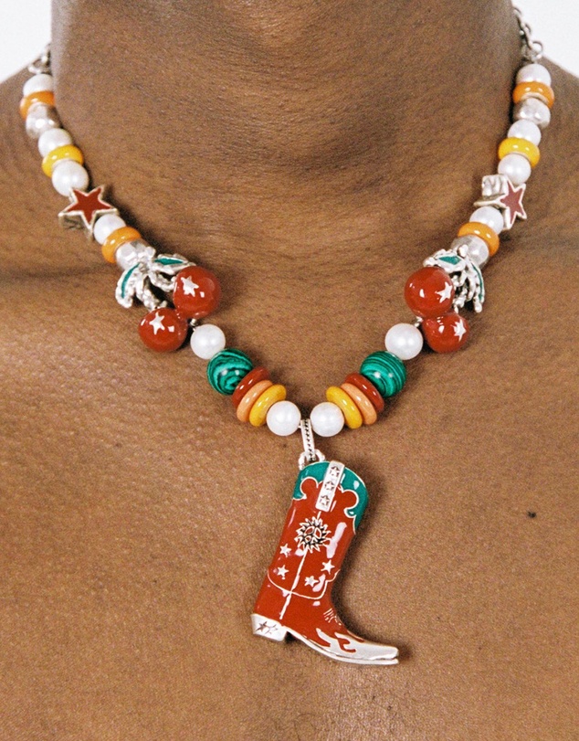 TwoJeys - Summer Boot Necklace