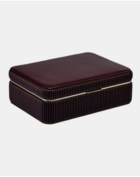 Wolf - Wolf Bella Medium Jewellery Box Bordeaux