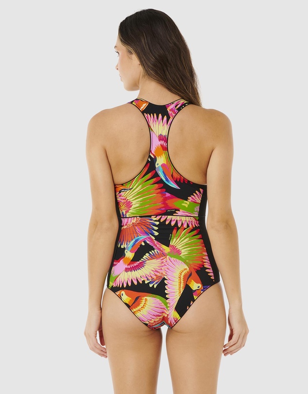 Rip Curl - Rip Curl x Farm Rio  Mirage Zip Front One Piece