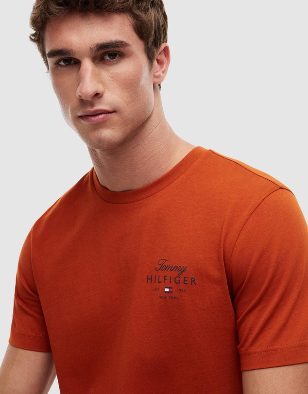 Tommy Hilfiger - Logo Jersey Crew Neck T-Shirt