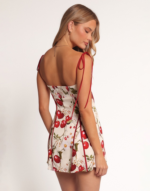 Petal & Pup - Josiana Mini Dress - Cherry Print