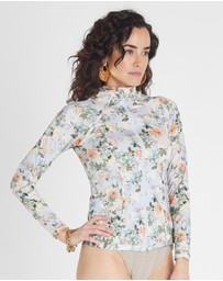 Aqua Blu Australia - Vervain Hayley Rash Guard